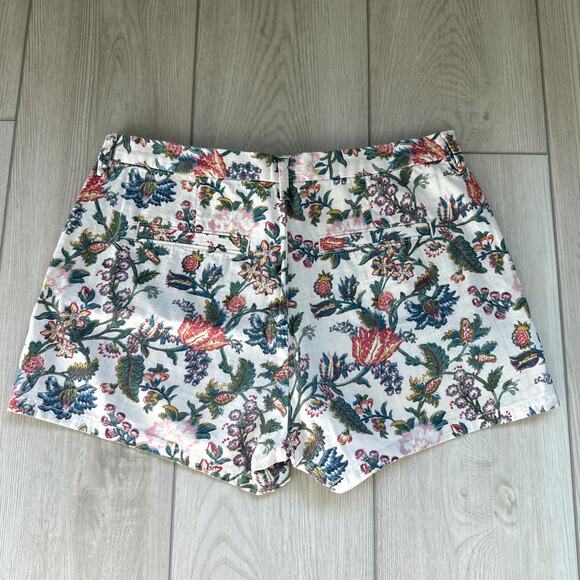 Madewell garden floral cotton lightweight shorts 0 - Picture 2 of 5